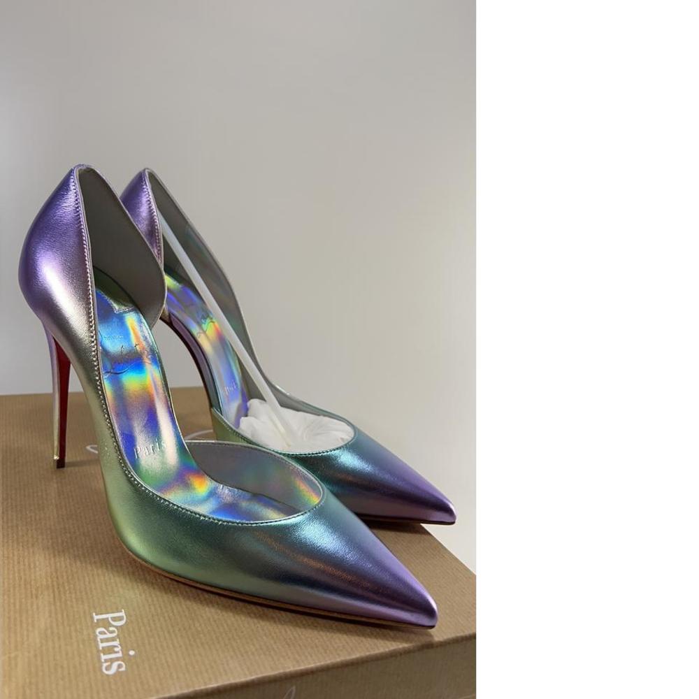 100mm Purple Ombre Licorne AB Unicorn Iriza Gradient Pumps E496
